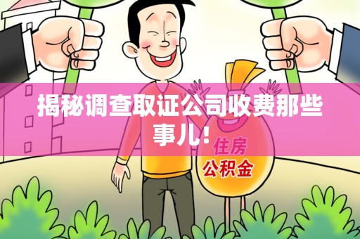 武夷山揭秘调查取证公司收费那些事儿！