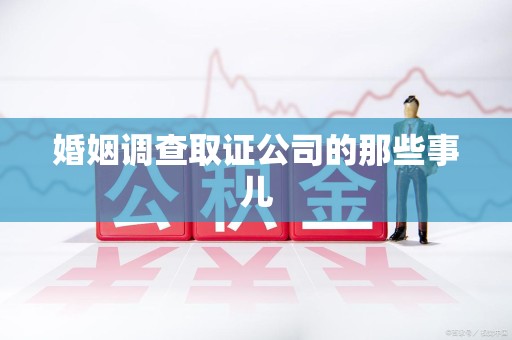 武夷山婚姻调查取证公司的那些事儿