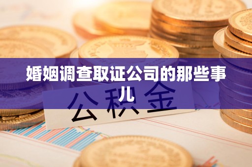 武夷山婚姻调查取证公司的那些事儿