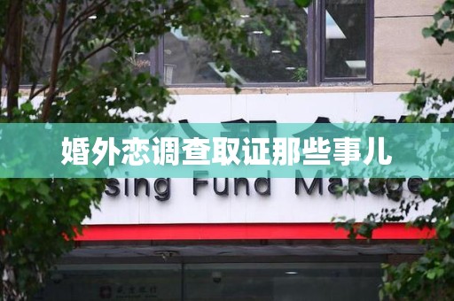 武夷山婚外恋调查取证那些事儿