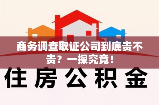 武夷山商务调查取证公司到底贵不贵？一探究竟！