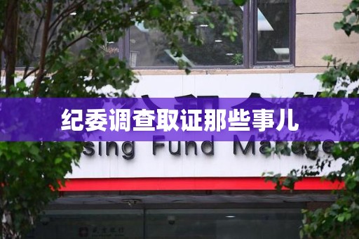 武夷山纪委调查取证那些事儿