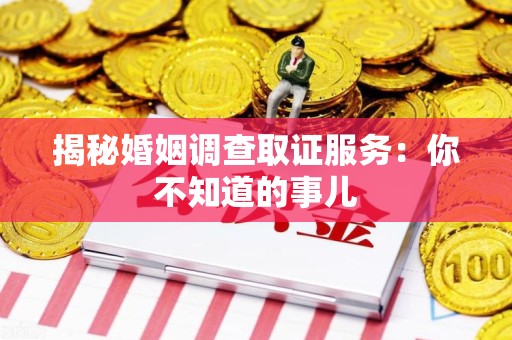 武夷山揭秘婚姻调查取证服务：你不知道的事儿